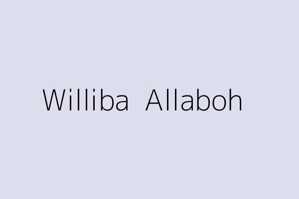 Williba  Allaboh